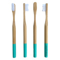 Evergreen Bamboo Toothbrushes - Aqua